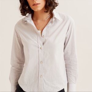 KOTN Weekend White Button Up Shirt